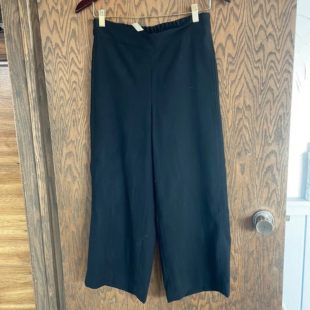 Black‎ Madewell wide leg pants S